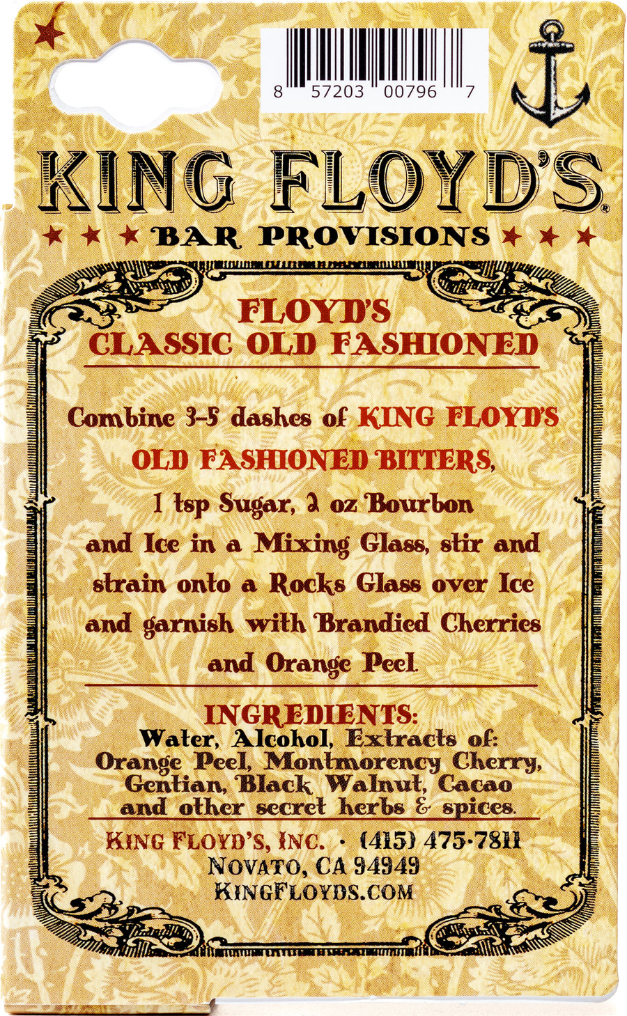 KING FLOYD'S Old Fashioned Bitters