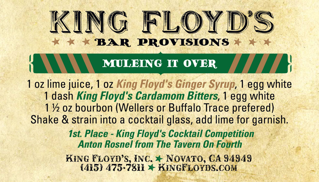 KING FLOYD'S Ginger Cocktail Syrup