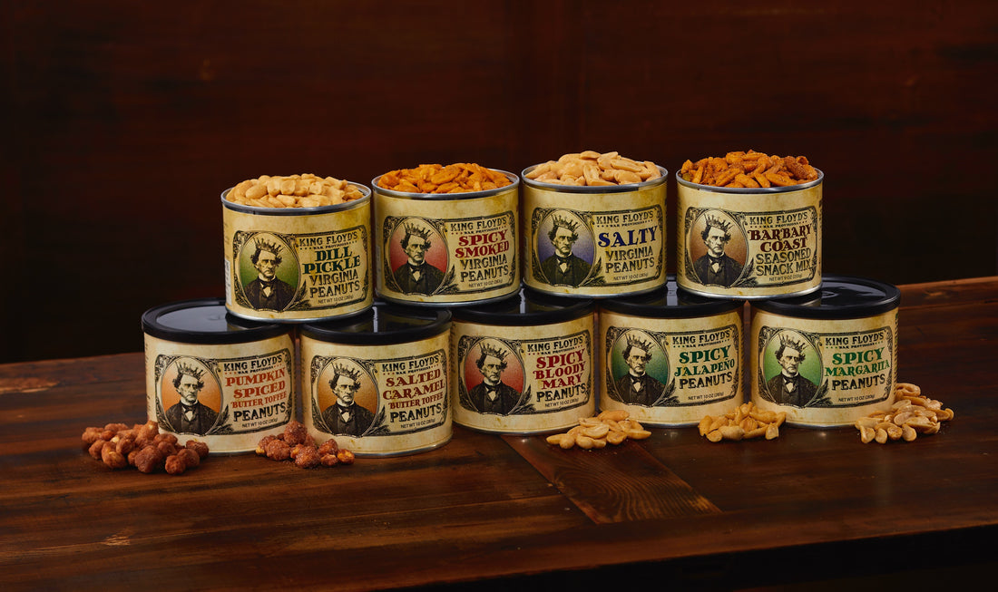 KING FLOYD'S Spicy Smoked Virginia Peanuts